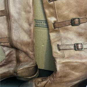 Two by Vince Camuto Brown Combat Boots